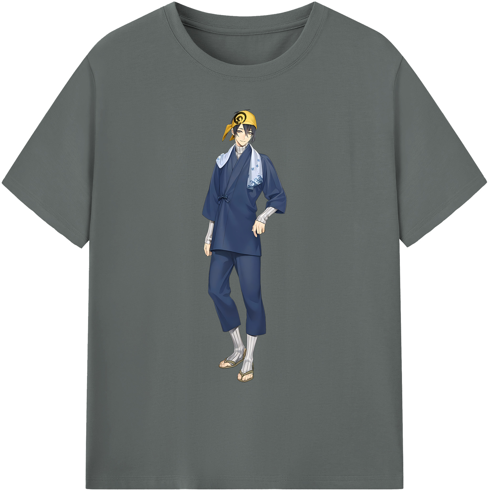 （画像用） 刀剣乱舞 Touken Ranbu 綿100％ メンズ半袖Tシャツ｜肌触りやわらか＆通気性